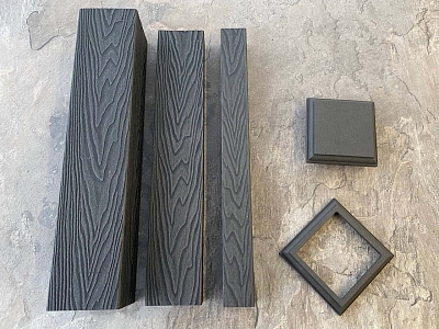 Крышка столба EasyDecking Wood-X 125х125 Черное дерево