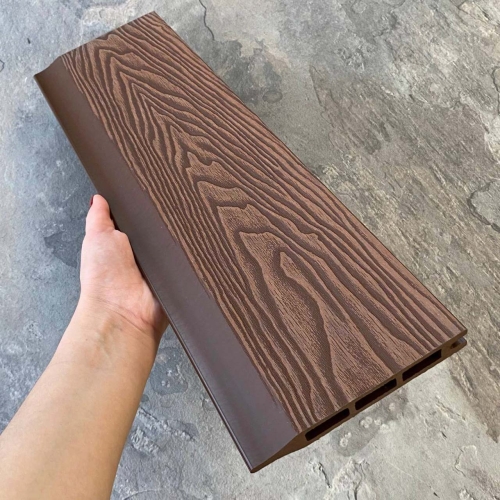 Заборная панель шип-паз EasyDecking Wood-X 146х20 Коричневый 3D