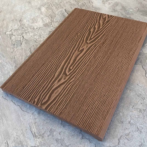 Ступень /Легкий декинг/EasyDecking /Воод-/Wood-Х 348х22 Коричневый 3D