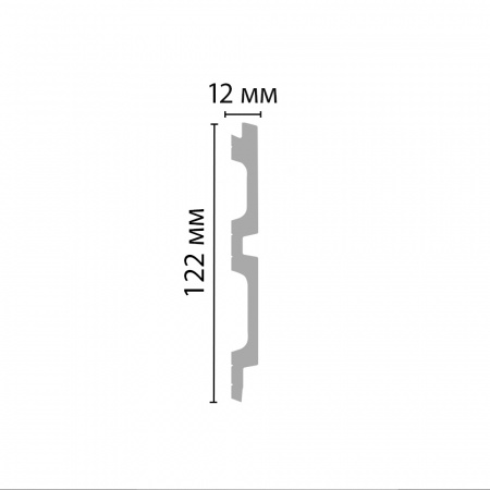 Декоративная панель  ECO LINE STONE  D319-1629G/22 122*12*2900
