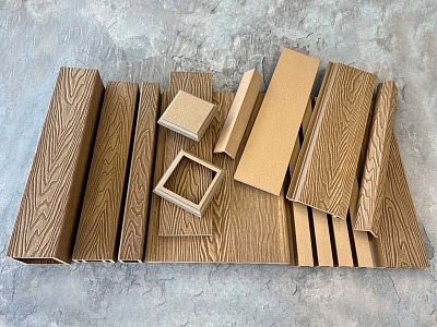 Перила EasyDecking Wood-X 90х45х3010 Дуб