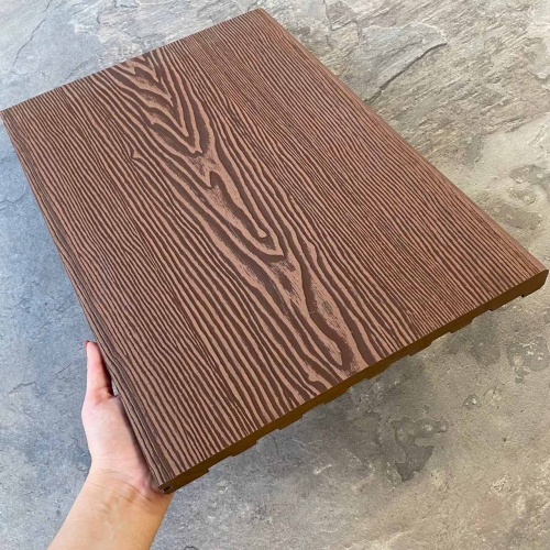 Ступень /Легкий декинг/EasyDecking /Воод-/Wood-Х 348х22 Коричневый 3D
