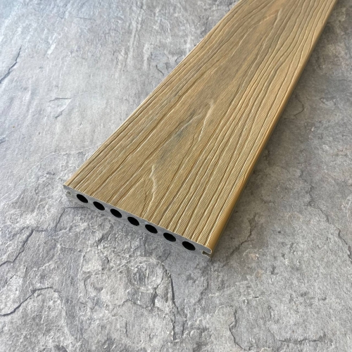 Доска для террас и фасадов двухцветная /Легкий декинг/EasyDecking /Ко-екструсион/Co-extrusion 145х21 /Дуб/Oak / /Плавник/Driftwood