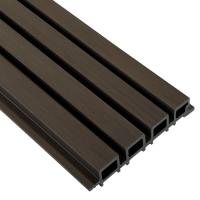 Фасадная реечная панель EasyDecking / Ко-Экструзия / Каштан 219х26х4010