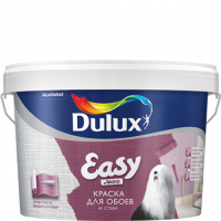 Матовая краска для обоев под покраску Dulux Easy