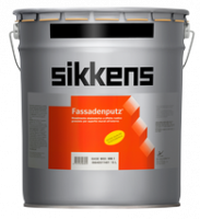 Матовая крупнозернистая текстурированная фасадная краска Sikkens Fassadenputz