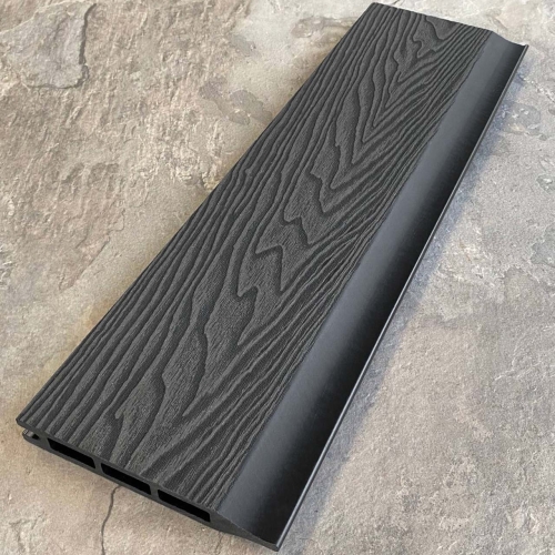Заборная панель шип-паз EasyDecking Wood-X 146х20 Черное дерево 3D