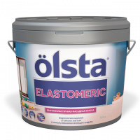 Высокоэластичная фасадная краска Olsta ELASTOMERIC