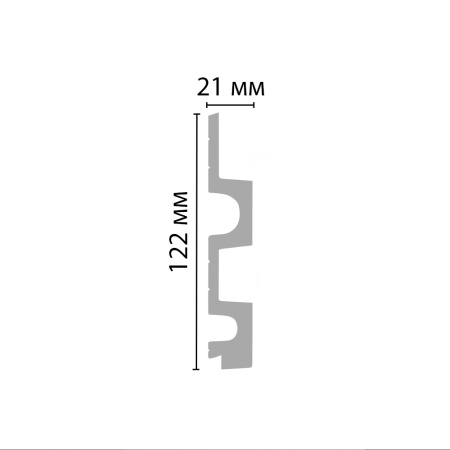 Декоративная панель ECO LINE WOOD  D302-88/10 122*21*2900