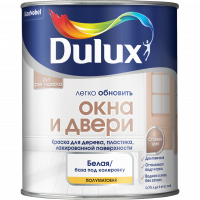 Высококачественная полуматовая краска Dulux Легко Обновить - Окна и двери, 075л