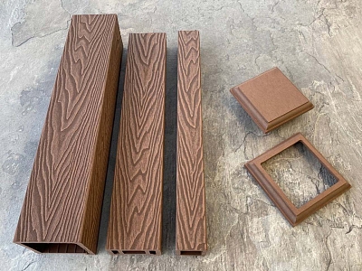 Крышка столба EasyDecking Wood-X 125х125 Коричневый
