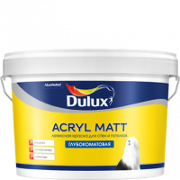 Глубокоматовая краска для стен и потолков Dulux Acryl Matt