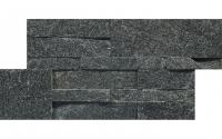 3D Панели из натурального камня PHARAON Модерн Кварцит черный 350*180*10-20мм