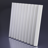 3D Дизайнерская панель из гипса ZIGZAG-BIG, 600х600мм, 0,36м2
