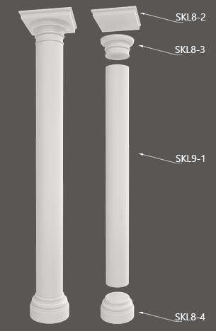 Полуколонна Artpole SKL9