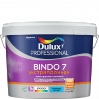 Экстрапрочная матовая краска для стен и потолков Dulux Bindo 7