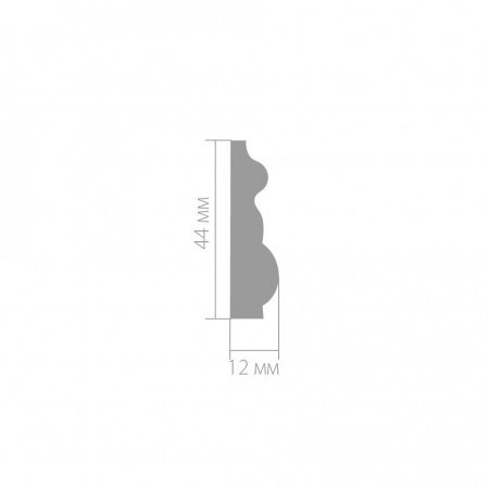 Молдинг Ultrawood арт. U 0008i (2000 х 12 х 44)