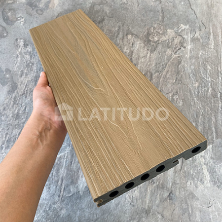 Финишная доска /Легкий декинг/EasyDecking /Ко-екструсион/Co-extrusion 145х21х4010 /Дуб/Oak