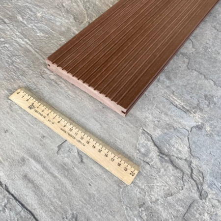 Террасная доска Latitudo /Массив/Solid 150х21 Каштан Полнотелая