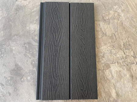Фасадная панель /Легкая Террасная Доска/EasyDecking /Дерево-X/Wood-X 156х21х3010 Серый 3D