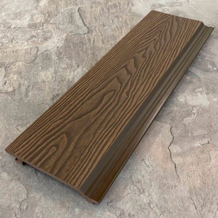 Фасадная панель /Легкая Террасная Доска/EasyDecking /Дерево-X/Wood-X 156х21х3010 Венге 3D