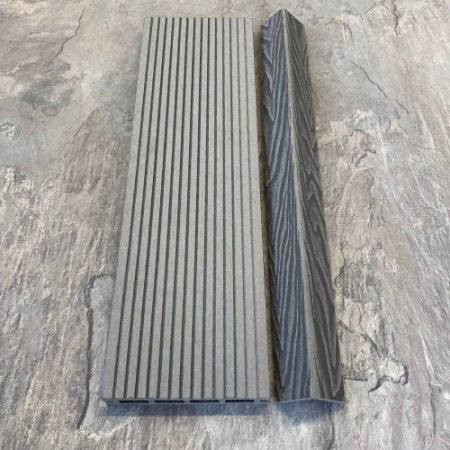 Террасная доска /Легкий декинг/EasyDecking /Воод-кс/Wood-X 146х23 Серый