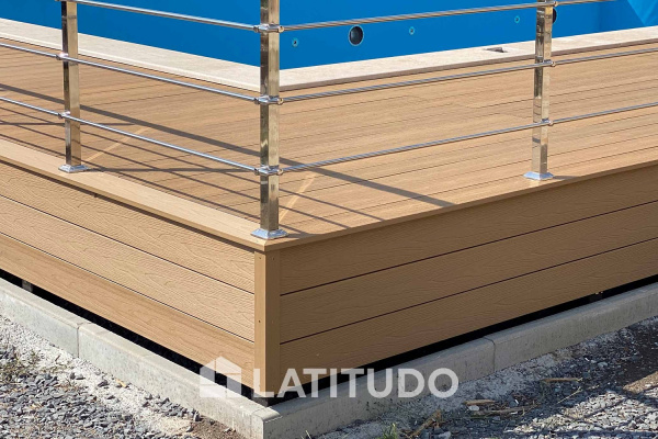 Финишная доска /Легкий декинг/EasyDecking /Ко-екструсион/Co-extrusion 145х21х4010 /Старый/Old /Амбар/Barn