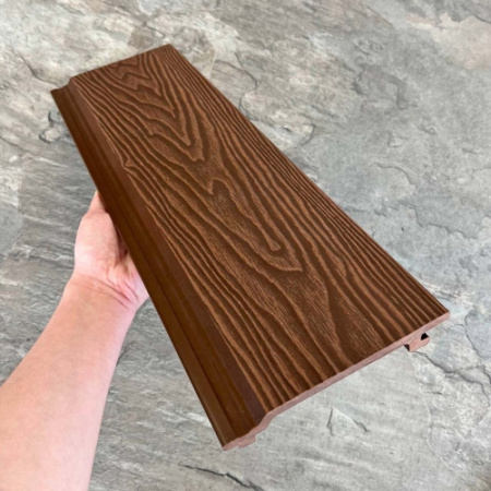 Фасадная панель /Легкая Террасная Доска/EasyDecking /Дерево-X/Wood-X 156х21х3010 Коричневый 3D