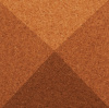 Пробковая 3D-плитка для стен /3D-формы/3DForms, /Пирамида/Pyramid /Терракота/Terracotta 150х150х30