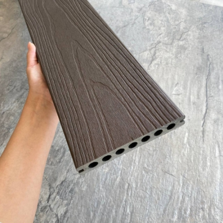 Доска для террас и фасадов двухцветная /Легкий декинг/EasyDecking /Ко-екструсион/Co-extrusion 145х21 /Каштан/Chestnut / /Старый/Old /Амбар/Barn