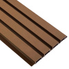 Фасадная реечная панель /Легкая Террасная Доска/EasyDecking /Дерево-X/Wood-X 219х26х3010 Коричневый Шлифованная