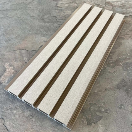 Фасадная реечная панель /Легкая Террасная Доска/EasyDecking /Дерево-X/Wood-X 219х26х3010 Бежевый Шлифованная